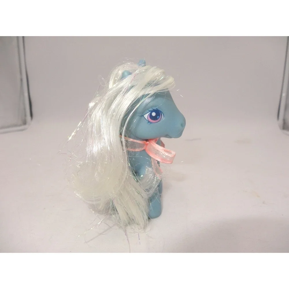 My Little Pony‎ G3 Bee Bop Blue Earth Pony with Scarf and Bow 2002 Hasbro